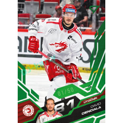 2025/26 Sportzoo ELH 1. serie #134 David Cienciala Emerald Green xx/50