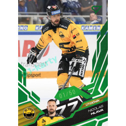 2025/26 Sportzoo ELH 1. serie #154 Nicolas Hlava Emerald Green xx/50