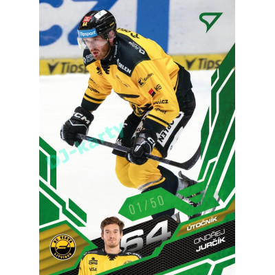 2025/26 Sportzoo ELH 1. serie #158 Ondřej Jurčík Emerald Green xx/50