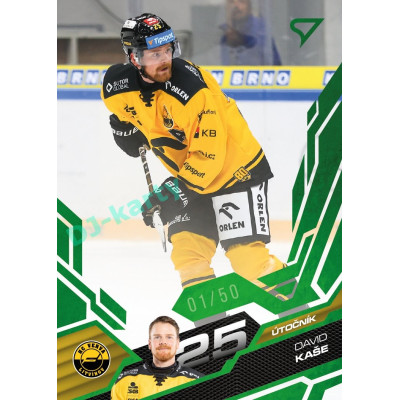 2025/26 Sportzoo ELH 1. serie #159 David Kaše Emerald Green xx/50