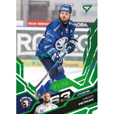 2025/26 Sportzoo ELH 1. serie #175 Mikko Petman Emerald Green xx/50
