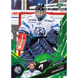 2025/26 Sportzoo ELH 1. serie #181 Petr Hamalčík Emerald Green xx/50