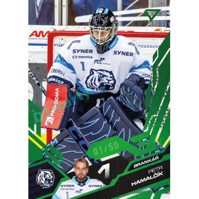 2025/26 Sportzoo ELH 1. serie #181 Petr Hamalčík Emerald Green xx/50