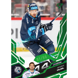 2025/26 Sportzoo ELH 1. serie #190 Adam Musil Emerald Green xx/50