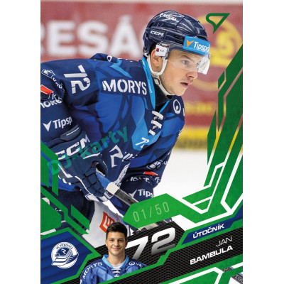 2025/26 Sportzoo ELH 1. serie #207 Jan Bambula Emerald Green xx/50