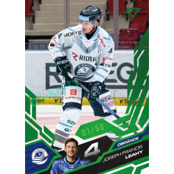 2025/26 Sportzoo ELH 1. serie #205 Joseph Francis Leahy Emerald Green xx/50
