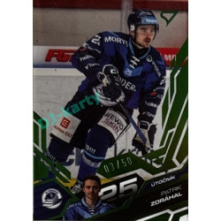2025/26 Sportzoo ELH 1. serie #216 Patrik Zdráhal Emerald Green xx/50