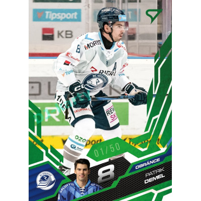 2025/26 Sportzoo ELH 1. serie #203 Patrik Demel Emerald Green xx/50