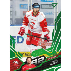 2025/26 Sportzoo ELH 1. serie #252 Karel Plášek Emerald Green xx/50