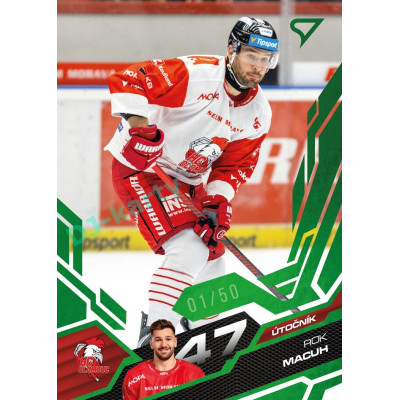 2025/26 Sportzoo ELH 1. serie #247 Rok Macuh Emerald Green xx/50