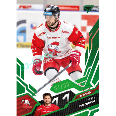 2025/26 Sportzoo ELH 1. serie #245 Petr Fridrich Emerald Green xx/50