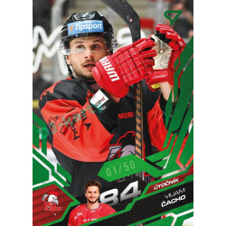 2025/26 Sportzoo ELH 1. serie #243 Viliam Čacho Emerald Green xx/50