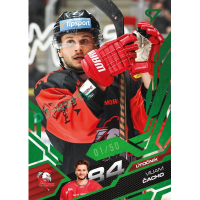 2025/26 Sportzoo ELH 1. serie #243 Viliam Čacho Emerald Green xx/50
