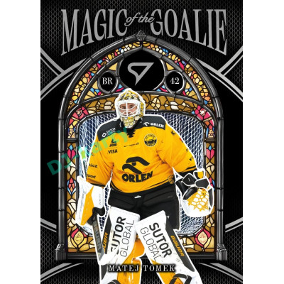2025/26 Sportzoo ELH 1. serie #MG-12 Matej Tomek Magic of the Goalie