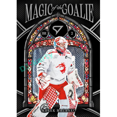 2025/26 Sportzoo ELH 1. serie #MG-11 Marek Mazanec Magic of the Goalie