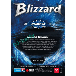 2025/26 Sportzoo ELH 1. serie #BL-02 Lukáš Cingel Blizzard