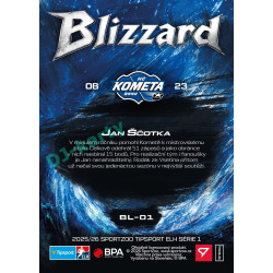 2025/26 Sportzoo ELH 1. serie #BL-01 Jan Ščotka Blizzard
