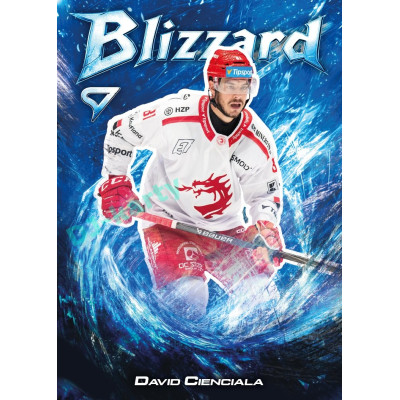 2025/26 Sportzoo ELH 1. serie #BL-24 David Cienciala Blizzard