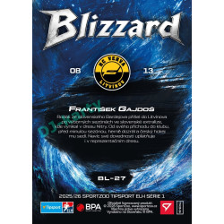 2025/26 Sportzoo ELH 1. serie #BL-27 František Gajdoš Blizzard