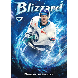2025/26 Sportzoo ELH 1. serie #BL-42 Samuel Vigneault Blizzard