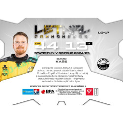 2025/26 Sportzoo ELH 1. serie #LC-17 David Kaše Lethal Cannoneers 