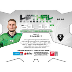 2025/26 Sportzoo ELH 1. serie #LC-14 Pavol Skalický Lethal Cannoneers 