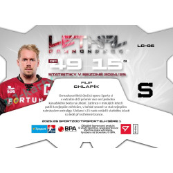 2025/26 Sportzoo ELH 1. serie #LC-06 Filip Chlapík Lethal Cannoneers 