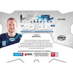 2025/26 Sportzoo ELH 1. serie #LC-02 Adam Zbořil Lethal Cannoneers 