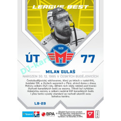 2025/26 Sportzoo ELH 1. serie #LB-29 Milan Gulaš League Best