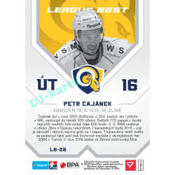 2025/26 Sportzoo ELH 1. serie #LB-28 Petr Čajánek League Best