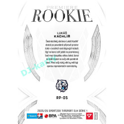 2025/26 Sportzoo ELH 1. serie #RP-05 Lukáš Kachlíř Rookie Premiere