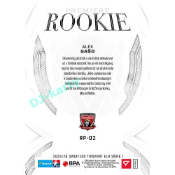 2025/26 Sportzoo ELH 1. serie #RP-02 Alex Gašo Rookie Premiere