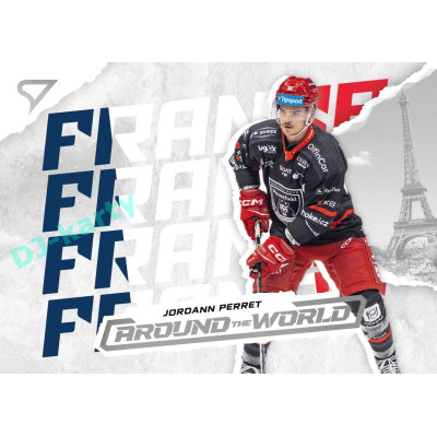 2025/26 Sportzoo ELH 1. serie #AW-12 Jordann Perret Around the World
