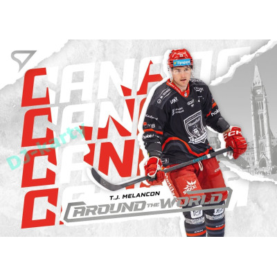 2025/26 Sportzoo ELH 1. serie #AW-10 T.J. Melancon Around the World