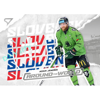 2025/26 Sportzoo ELH 1. serie #AW-20 Adam Jánošík Around the World