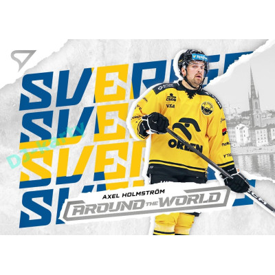 2025/26 Sportzoo ELH 1. serie #AW-29 Axel Holmström Around the World