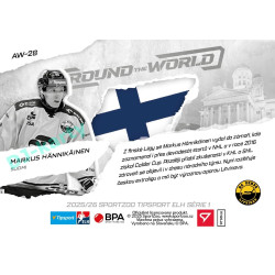 2025/26 Sportzoo ELH 1. serie #AW-28 Markus Hännikäinen  Around the World