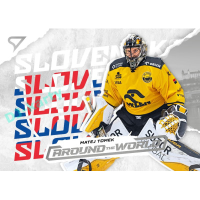 2025/26 Sportzoo ELH 1. serie #AW-27 Matej Tomek Around the World