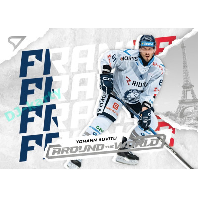 2025/26 Sportzoo ELH 1. serie #AW-37 Yohann Auvitu Around the World