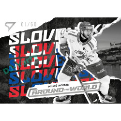 2025/26 Sportzoo ELH 1. serie #AW-26 Miloš Roman Around the World Moonstone Silver xx/60