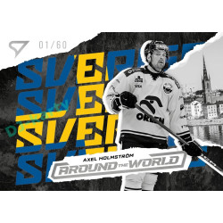 2025/26 Sportzoo ELH 1. serie #AW-29 Axel Holmström Around the World Moonstone Silver xx/60