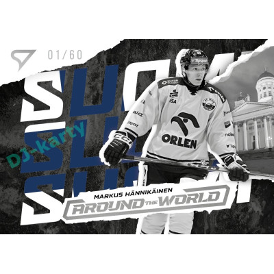 2025/26 Sportzoo ELH 1. serie #AW-28 Markus Hännikäinen  Around the World Moonstone Silver xx/60