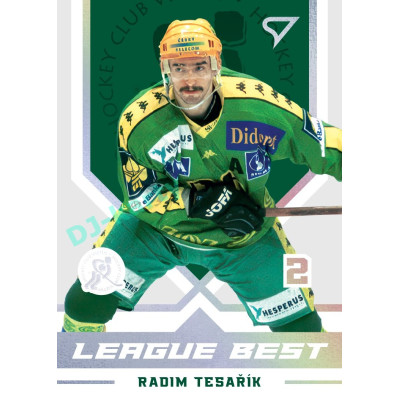 2025/26 Sportzoo ELH 1. serie #LB-35 Radim Tesařík League Best Cerulean Blue xx/99