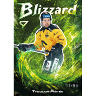 2025/26 Sportzoo ELH 1. serie #BL-29 Theodor Pištěk Blizzard Forest Green xx/99