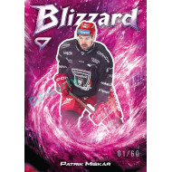 2025/26 Sportzoo ELH 1. serie #BL-13 Patrik Miškář Blizzard Coral Pink xx/60