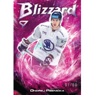 2025/26 Sportzoo ELH 1. serie #BL-32 Ondřej Pšenička Blizzard Coral Pink xx/60