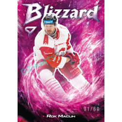 2025/26 Sportzoo ELH 1. serie #BL-44 Rok Macuh Blizzard Coral Pink xx/60