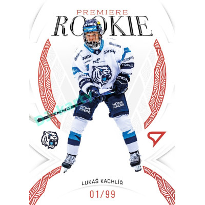 2025/26 Sportzoo ELH 1. serie #RP-05 Lukáš Kachlíř Rookie Premiere Garnet Red xx/99
