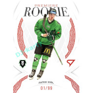 2025/26 Sportzoo ELH 1. serie #RP-04 Patrik Král Rookie Premiere Garnet Red xx/99