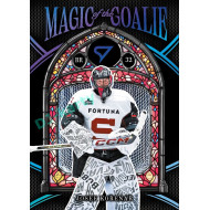 2025/26 Sportzoo ELH 1. serie #MG-03 Josef Kořenář Magic of the Goalie Sky Blue xx/50